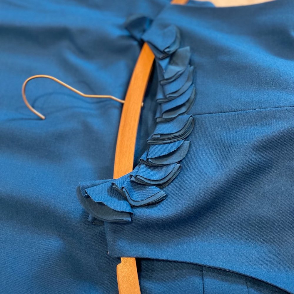 J. Crew Suiting Blue Dress